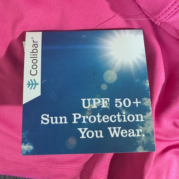 Coolibar Men’s Pink Golf Polo NWT [G6] - Picture 8 of 11